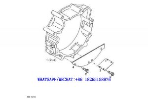 77 SDLG LG6225E HYDRAULIC EXCAVATOR Flywheel housing and dust cover fastener assembly A59-6210