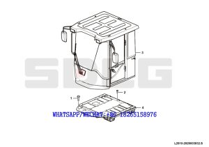 77 SDLG LG933 WHEEL LOADER WITH YUCHAI ENGINE Cab assembly L2910-2929003832