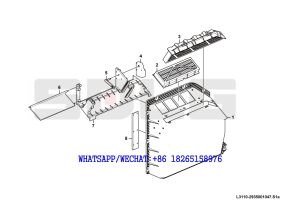 77 SDLG LG936 WHEEL LOADER Air distribution system L3110-2935001047