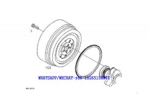 78 SDLG LG6225E HYDRAULIC EXCAVATOR Flywheel assembly A60-6210