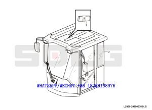 78 SDLG LG933 WHEEL LOADER WITH YUCHAI ENGINE Cab system -1 L2930-2929003831