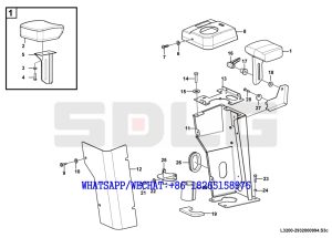 78 SDLG LG936 WHEEL LOADER Control housing assembly L3200-29320000994