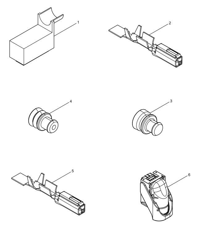 78 WEICHAI WP6 DHP06G0215 WP6G125E3 ENGINE Connector Assembly