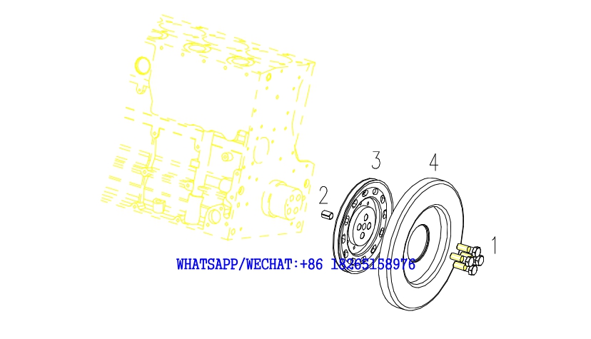 79 DACHAI DEUTZ BF6M1013 DIESEL ENGINE VIBRATION DAMPER