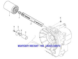 8 SDLG B877 BACKHOE LOADER PARTS CATALOG Oil filters C3-4110001921