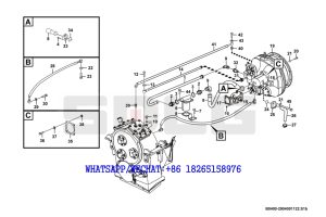 8 SDLG LG933 WHEEL LOADER WITH YUCHAI ENGINE Torque converter B0400-2904001122