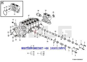 80 SDLG G9190 MOTOR GRADER (45435) Control vavle F1286-4120004032