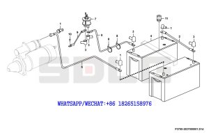 80 SDLG RS8140 ROAD ROLLER Power electric system P3700-2837000001