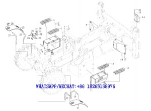 81 SDLG B877 BACKHOE LOADER PARTS CATALOG Cover accessory M2-2634000415