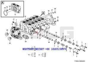 81 SDLG G9190 MOTOR GRADER (45435) Multi-way valve F1286-4120004033