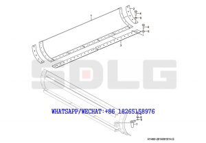 84 SDLG G9190 MOTOR GRADER 3.7M 22 inches Grader blade H1400-2814001014