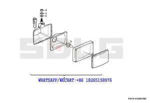 84 SDLG RS8140 ROAD ROLLER Work lamp P4310-4130001685