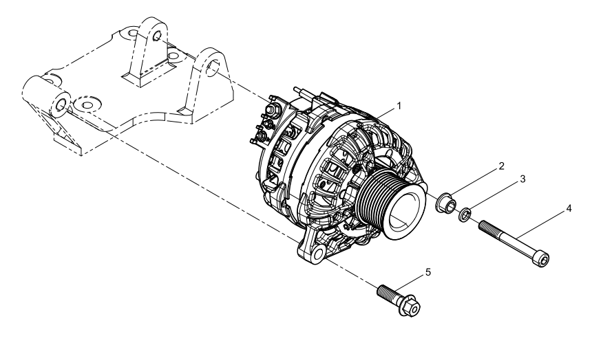 84 WEICHAI WP6 DHP06G0215 WP6G125E3 ENGINE Alternator Group