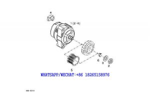 86 SDLG LG6225E HYDRAULIC EXCAVATOR Generator assembly A68-6210