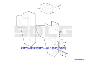 86 SDLG LG933 WHEEL LOADER WITH YUCHAI ENGINE (3713EE) Bonnet L3120-4190000872