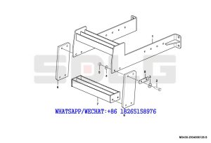 86 SDLG LG936 WHEEL LOADER Ladder M3430-2934006128