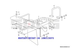 87 SDLG LG936 WHEEL LOADER Left bench assembly M3430-2934004312