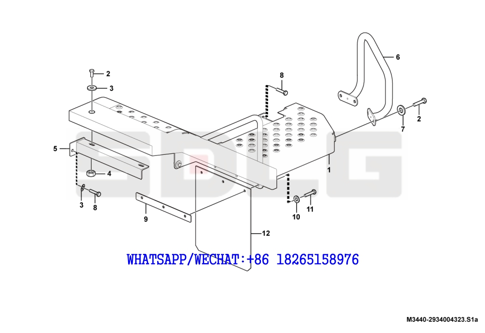 88 SDLG LG936 WHEEL LOADER Right bench assembly M3440-2934004323