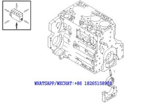 9 DACHAI DEUTZ BF6M1013 DIESEL ENGINE PISTON COOL.NOZZLE