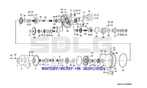 9 SDLG LG933 WHEEL LOADER WITH YUCHAI ENGINE (370804) Torque converter A0410-4110000084