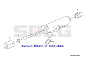 9 SDLG RS8140 ROAD ROLLER Master cylinder B0511-4190000037