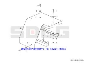 90 SDLG LG933 WHEEL LOADER WITH YUCHAI ENGINE Mud tile platform M3491-2934004185