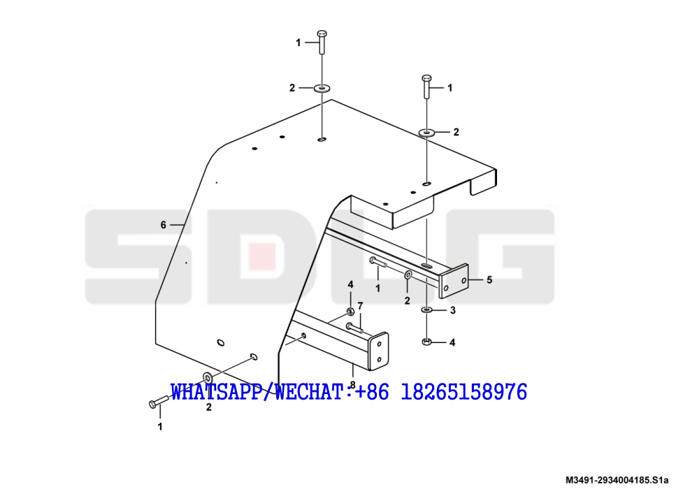 90 SDLG LG933 WHEEL LOADER WITH YUCHAI ENGINE Mud tile platform M3491-2934004185