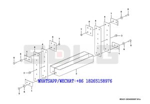 92 SDLG LG933 WHEEL LOADER WITH YUCHAI ENGINE Foot step M3431-2934000057