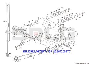 93 SDLG G9190 MOTOR GRADER Swing frame assembly H3520-2835000201