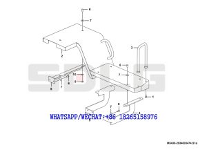 93 SDLG LG933 WHEEL LOADER WITH YUCHAI ENGINE Right bench assembly M3430-2934003474