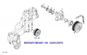 95 SDLG LG6225E HYDRAULIC EXCAVATOR Fan support A77-6210