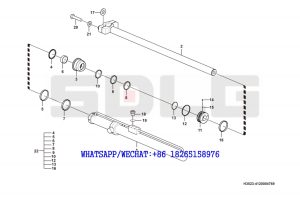 96 SDLG G9190 MOTOR GRADER (3713CH) Blade lift cylinder H3523-4120004769