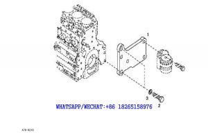 96 SDLG LG6225E HYDRAULIC EXCAVATOR Front suspension transport left bracket device A78-6210