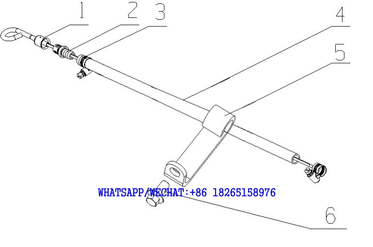 11. A8601-1028000/05 油标尺总成 Oil Dipstick Assembly