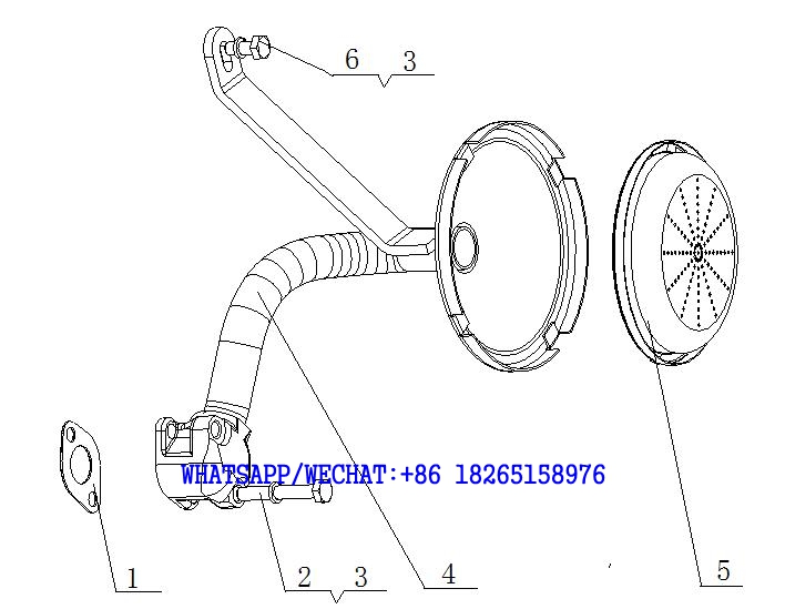 12. A8601-1010100/03 机油集滤器总成 Oil Strainer Assembly