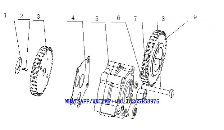 13. B8800-1011000/07 机油泵总成 Oil Pump Subassembly