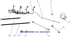 16. B9900-1104000/07 供给系管路总成 Fuel Supply Pipeline Assembly