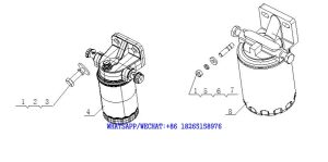 17. A8FW0-1105000/04 柴油滤清器总成 Fuel Filter Assembly