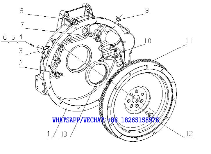 28. B9905-1600000/02 动力输出总成 Power Takeoff Assembly