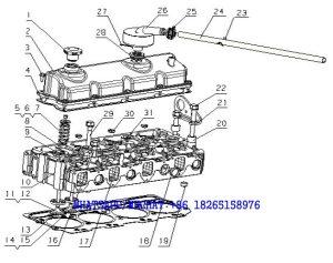 3. A9L00-1003000/01 气缸盖及气缸盖罩总成 Cylinder Head& Cylinder Head Cover Assembly