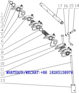 7. B8800-1007000/04 配气机构总成 Valve Train Mechanism Assembly