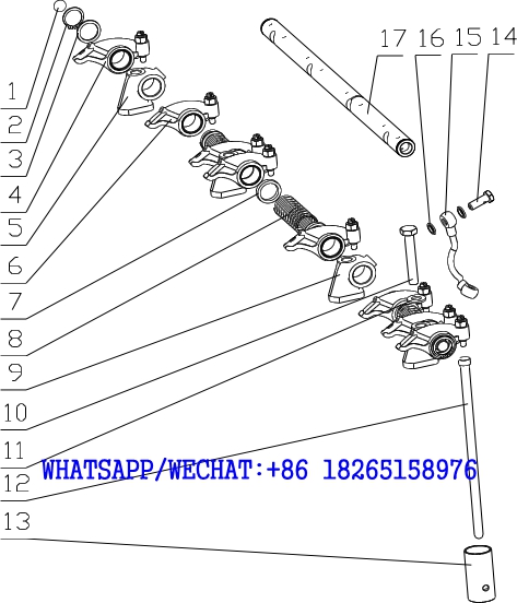 7. B8800-1007000/04 配气机构总成 Valve Train Mechanism Assembly